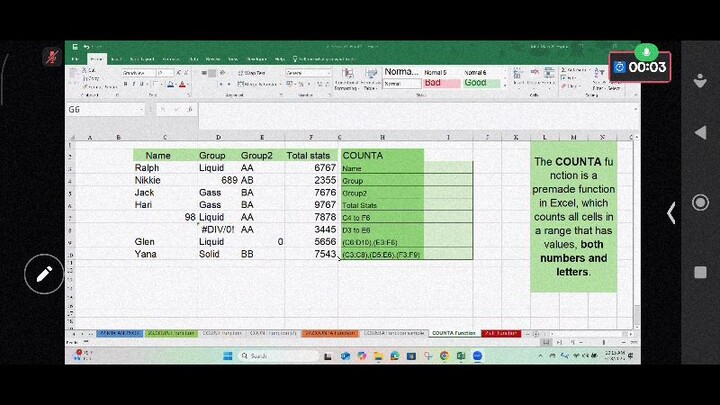 Basic ICT Seminar via Zoom Advance Excel on July 18, 2025 part 4