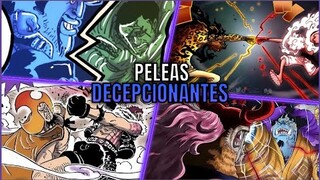PELEAS que resultaron DECEPCIONANTES en One Piece | One piece 2023