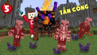 Minecraft Nhưng Tôi Sinh Tồn Cùng Dân Làng Bất Ổn (#5) Trận Chiến Cuối Cùng