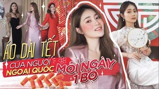 Vlog#76  BỘ SƯU TẬP ÁO DÀI CỦA GÀ TÂY TÂY- THA HỒ DIÊN XUYÊN TẾT
