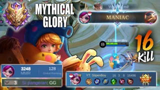 Nana Maniac 16 Kill di Mythical Glory - Nana Slumber Party - Mobile Legends