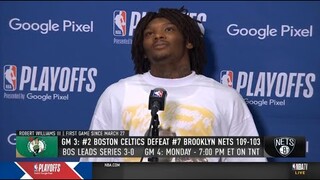 Robert Williams: I think Jason Tatum maybe surpassing KD right before our eyes in the NBA hierarchy