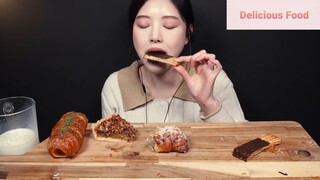 Món Hàn : Thưởng thức các món bánh ngọt siêu ngon 6 #mukbang