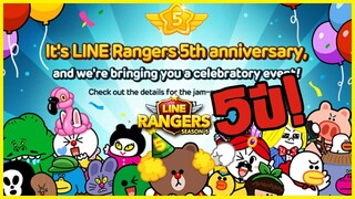 LINE RANGERS | 5th Anniversary ครบรอบ 5 ปีไลน์เรนเจอร์แจกหนักจัดเต็ม!!