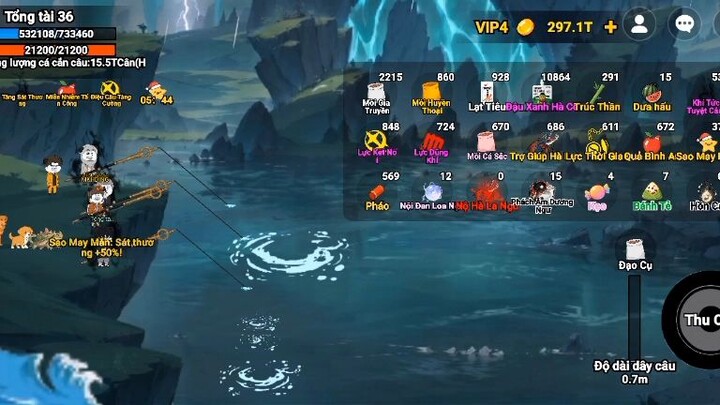 lỗi bug câu cá vạn cân