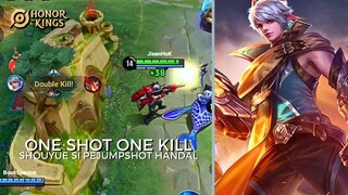 ONE SHOT ONE KILL! SHOUYUE SI PEJUMPSHOT HANDAL - HONOR OF KINGS