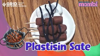 Membuat Plastisin - Sate dan Lontong Makanan Khas Indonesia