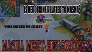 Herobrine meet his friend Masha
