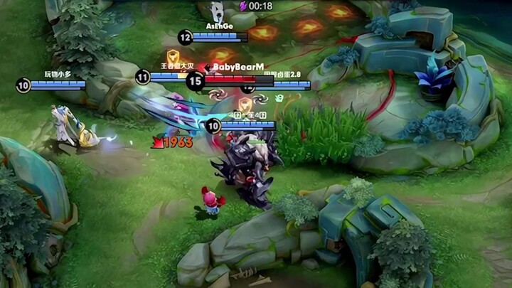 From the enemy's perspective, the oppressive feeling of A'ke fighting 50-50 is so despairing!