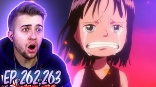 YOUR EXISTENCE ISN'T A SIN!! One Piece Episode 262 & 263 REACTION + REVIEW!