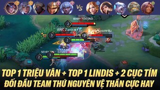 TOP 1 TRIỆU VÂN + TOP 1 LINDIS ĐỐI ĐẦU TEAM THỨ NGUYÊN VỆ THẦN CỰC HAY TRÊN RANK CHIẾN TƯỚNG THÁI