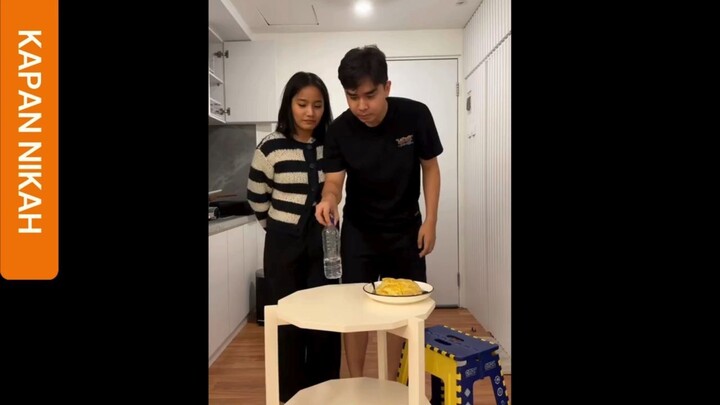 terpantau 2 jam jesi masi muter botol #couple #challenge #flipbottlechallenge
