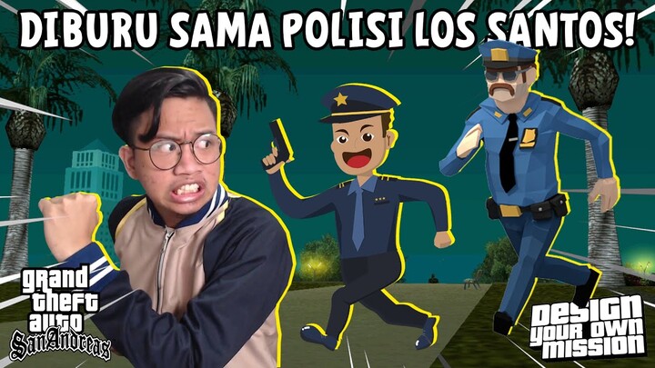 DIKEJAR KEJAR POLISI GAIS!! HARUS KABUR DEMI BISA JADI HITMAN! [GTA DYOM Menjadi Assassin #2]