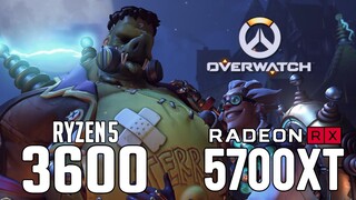 Overwatch on Ryzen 5 3600 + RX 5700 XT 1080p, 1440p benchmarks!