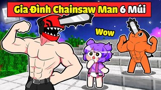 NABEE EM BÉ ĐƯỢC GIA ĐÌNH CHAINSAW MAN 6 MÚI NHẬN NUÔI TRONG MINECRAFT*NABEE CHAINSAW MAN 6 MÚI 👶💪