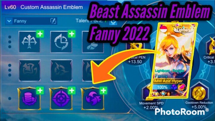 EMBLEM TERSAKIT FANNY PATCH TERBARU | FANNY GAMEPLAY MLBB !!!