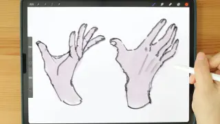 [Painting] Tutorial And Tips Of Drawing Hand On Procreate