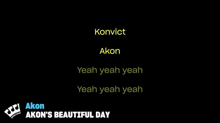 Akon - Akon's Beautiful Day (Karaoke Version)