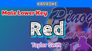 Red by Taylor Swift (Karaoke : Male Lower Key)