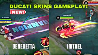 DUCATI SKINS GAMEPLAY! MLBB X DUCATI