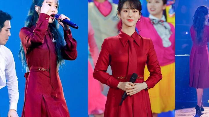 IU and Yang Zi both wore the same Gucci dress, but with a 5cm height difference, they pulled off com