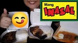 MANG INASAL MUKBANG//PAA AT PECHO WITH PALABOK//NO TALKING