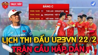 Lịch Thi Đấu u23 Việt Nam Hôm Nay 22/2: Trận Cầu Hấp Dẫn, Cả Đội Đón Tin Vui