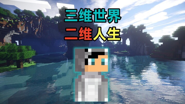 Minecraft: Chơi thế giới 3D, sống cuộc đời 2D!