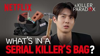 What's in killer Lee Tang's bag? | A Killer Paradox | Netflix [ENG SUB]