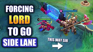 GROCK CAN FORCE THE LORD TO GO ON OTHER PATH! | MOBILE LEGENDS