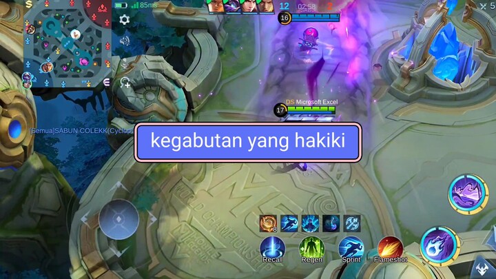 kegabutan yang membuat para lawan terkapar