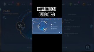 NOVARIA BEST BUILD 2023 #shorts #mlbb