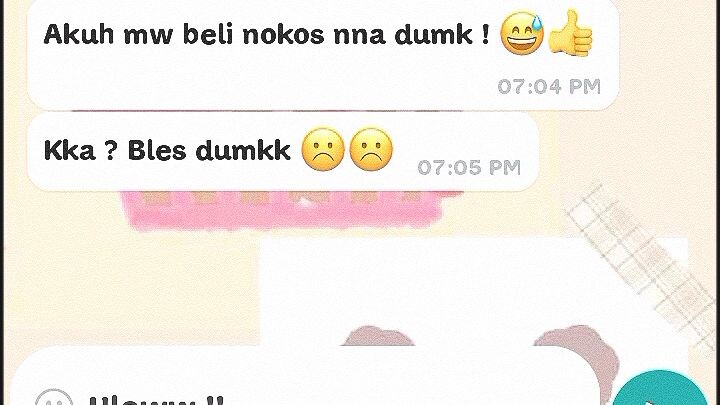 POV Chat !! maap jelek mwehwe🤥💥
