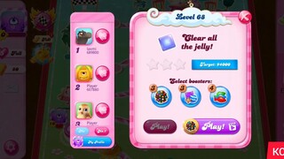 CANDY CRUSH SAGA LEVEL 68 (NEW VERSION)