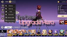 Tips Dasar SEVEN KNIGHT Rebirth (Upgrade Hero)