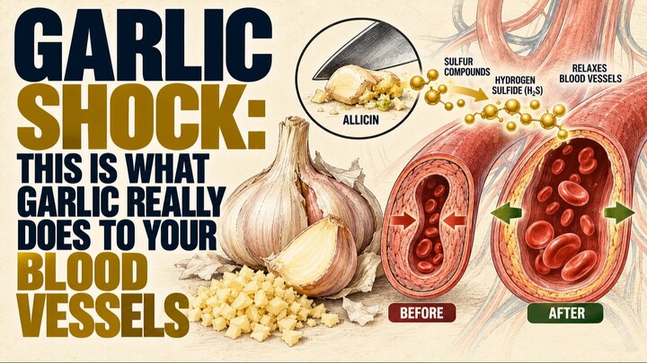 Garlic Shock: This Is What Garlic REALLY Does To Your Blood Vessels