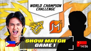 Onic Ph VS China Kol Game 1 | World Championship Challenge