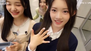 【Phụ đề tiếng Trung】BabyMonster lần đầu tiên đến thăm cửa hàng pop-up offline ra mắt của chính mình,