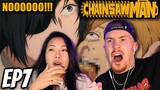 The Taste of a Kiss | Chainsaw Man Reaction S1 Ep 7