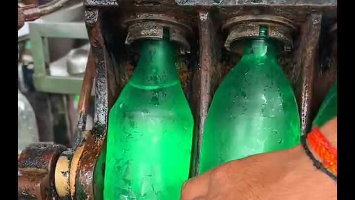 A San Sprays a Little Drink