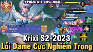 Krixi S2-2023 Liên Quân Mobile | Cách Chơi, Lên Đồ, Phù Hiệu Bảng Ngọc Chuẩn Cho Krixi Mùa 26 Đi Mid