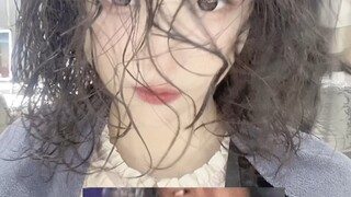 Report baby! I went to get a perm to look like my mom!