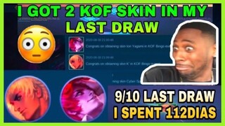 GUSION K' AND CHOU IORI IN KOF DRAW?? LUCKY LAST DRAW, I GOT 2 KOF 😳