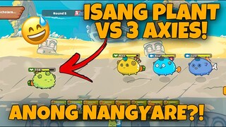 1 PLANT VS 3 AXIES ANONG NANGYARE?! | AAP AXIE ARENA STRATEGY GAMEPLAY | NISKY