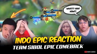 INDO PRO PLAYERS REACTION ON TEAM PH COMEBACK PLAY vs TEAM INDONESIA PART 1 🤣