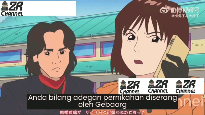 Selamatkan Kepla Gang dan Bu Guru | Crayon Shinchan Sub Indo