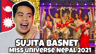 ATEBANG REACTION | MISS UNIVERSE NEPAL SUJITA BASNET FULL PERFORMANCE #missuniversenepal2021