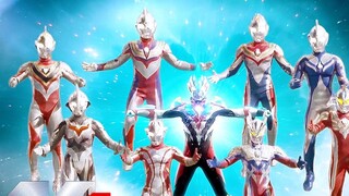 Bingkai 4K60 [Ultra Fighting Victory] Tiga pahlawan menuju kelinci! Saya meminjam semua Ultraman Hei