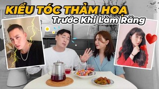 THAY KIỂU TÓC , BỌC RĂNG SỨ LÀM CHÚNG MÌNH THAY ĐỔI THẾ NÀO | GIVEAWAY BỘ QUÀ LÀM ĐẸP ĐÓN TẾT