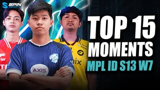 TOP 15 PLAYS MPL ID S13 WEEK 7 - EVOS ANAVEL FAST HAND, ADA APA DENGAN RRQ? BTR KYY ARLOTT GILAK!